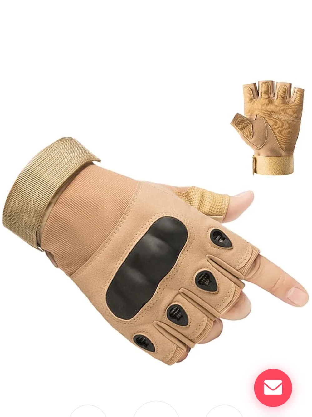 New X-large Half Finger Knuckle Gloves for Tactical Airsoft